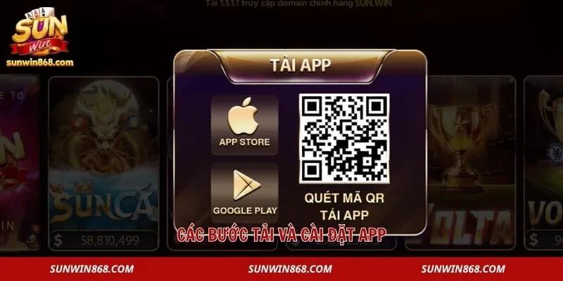 Các bước tải và cài đặt app