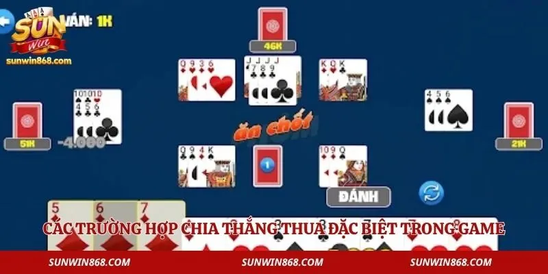 Chơi Catte Trực Tuyến - Luật Chơi Game Chi Tiết Nhất 4 Các trường hợp chia thắng thua đặc biệt trong game