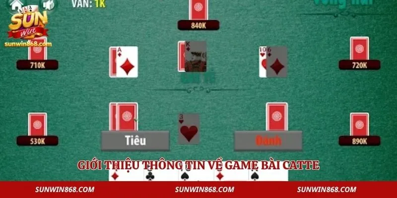 Chơi Catte Trực Tuyến - Luật Chơi Game Chi Tiết Nhất 2 Giới thiệu thông tin về game bài Catte