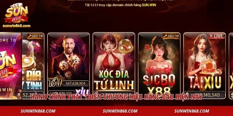 Giới Thiệu Sunwin 1 Hành trình phát triển thương hiệu hàng đầu hiện nay