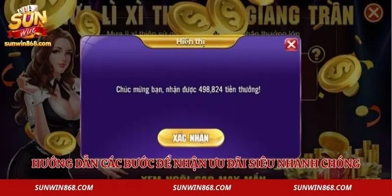 Khuyến Mãi Sunwin 3 Hướng dẫn các bước để nhận ưu đãi siêu nhanh chóng