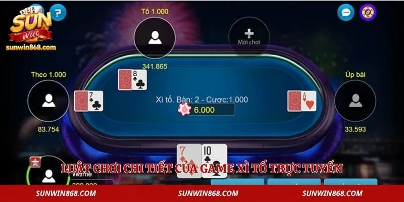 Xì Tố Sunwin - Luật Chơi Và Mẹo Cược Hiệu Quả Cho Game Thủ 3 Luật chơi chi tiết của game xì tố trực tuyến