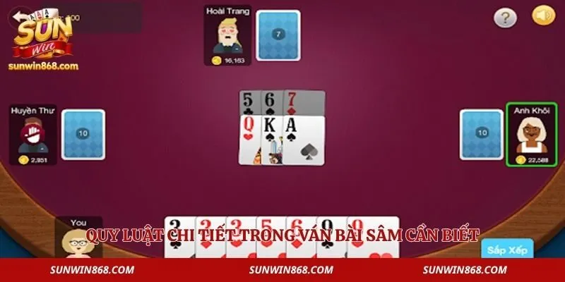 Game Sâm - Khám Phá Tựa Game Chơi Cực Đỉnh Tại Sunwin 3 Quy luật chi tiết trong ván bài sâm cần biết