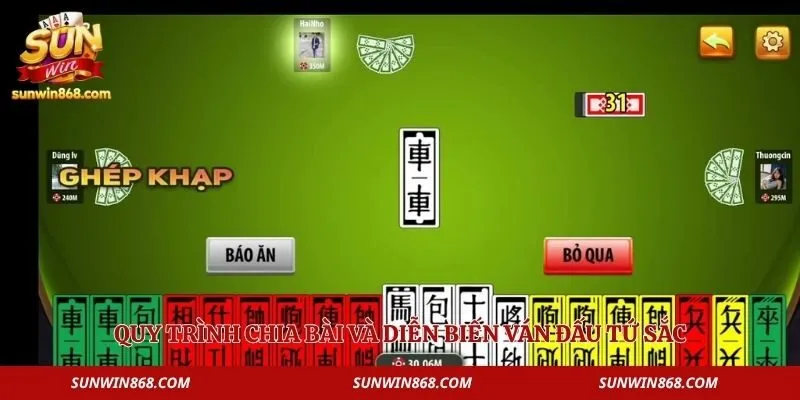 Game Tứ Sắc Sunwin: Hướng Dẫn Luật Chơi Và Mẹo Đánh Chuẩn 3 Quy trình chia bài và diễn biến ván đấu tứ sắc